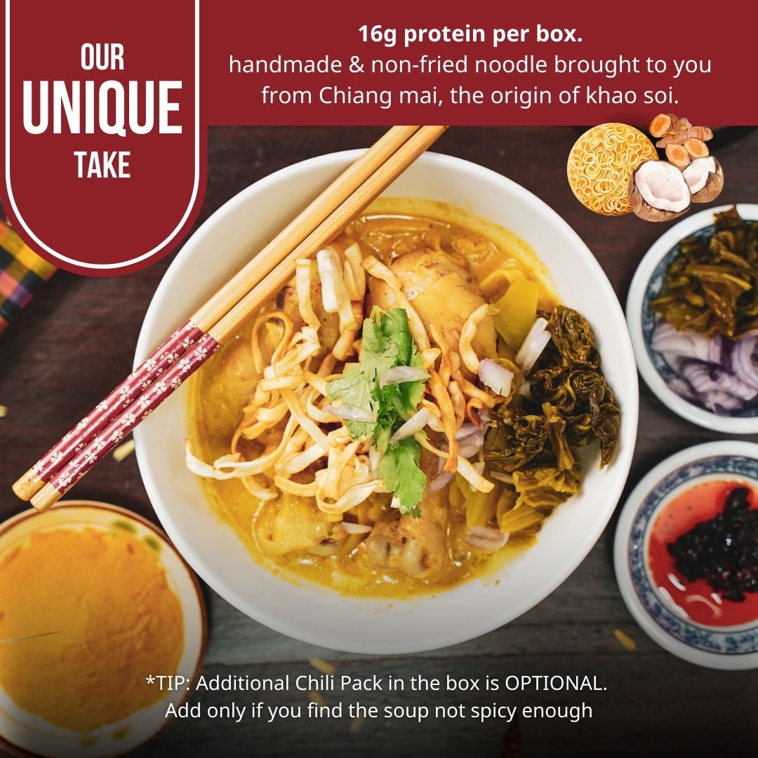 KHAO SOI Thai Coconut Curry Noodle (1 meal kit)