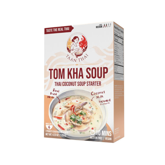 TOM KHA Thai Coconut Soup Starter - 2 Packets (making total 6 cups)