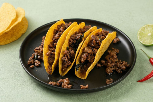 TAAN THAI Pad Kra Pao Beef Tacos - Thai-Mexican Taco Mashup 🌮🔥