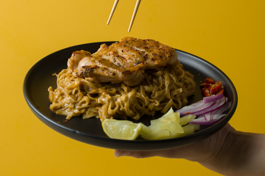 Khao Soi Chicken Stir-Fry Noodles: A Golden Twist on a Thai Classic