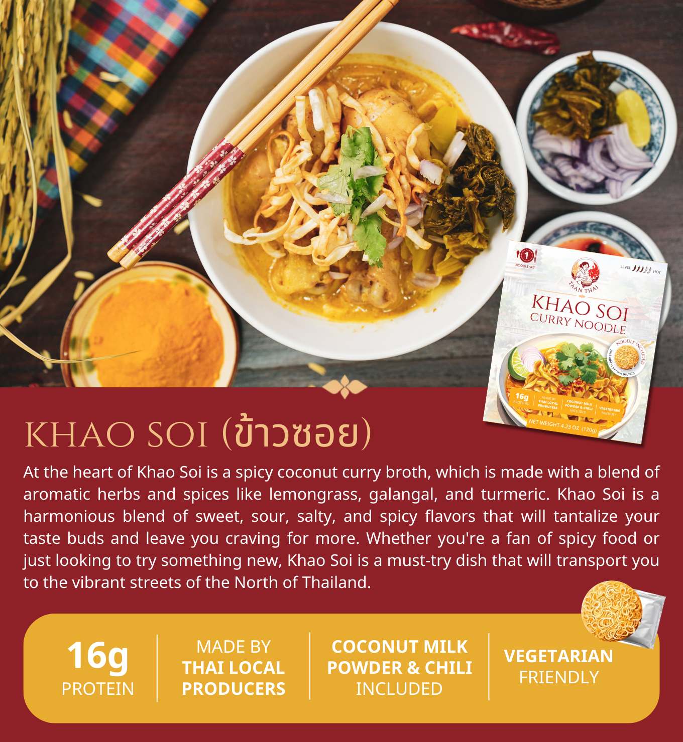 KHAO SOI Coconut Curry Noodle - [Website/Local Exclusive]