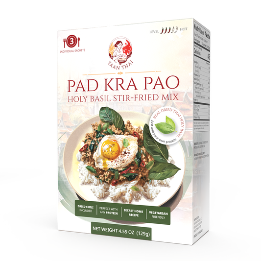 PAD KRA PAO (Holy Basil Stir-Fried) - 3 Sachets (making 9 dishes)